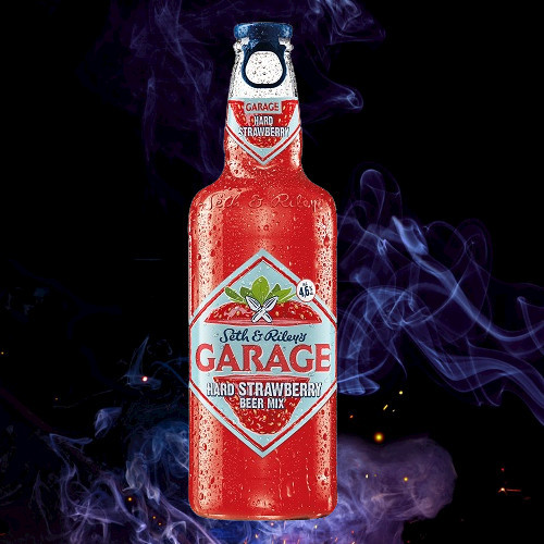 Garage Hard Strawberry ízesített maláta sör 0,4l üveges 4,6%