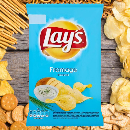 Lay's tejfölös-zöldfűszeres ízű burgonyachips 130 g