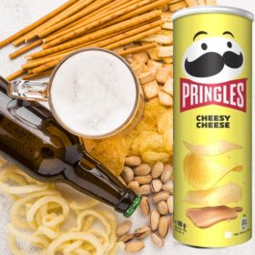 Pringles sajtos ízű snack 165 g