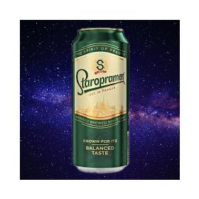 Staropramen minőségi világos sör 0,5l 5% 