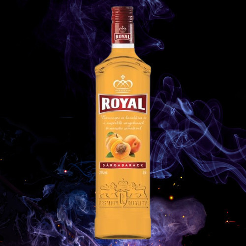  Royal sárgabarack likőr 0,5 l 28% 