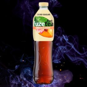   FuzeTea Zero energiamentes őszibarack- és rózsaízű üdítőital édesítőszerekkel 1,5 l