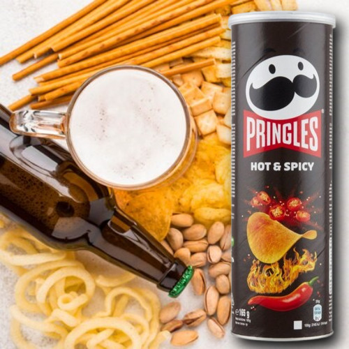 Pringles Hot & Spicy csípős ízesítésű snack 165 g