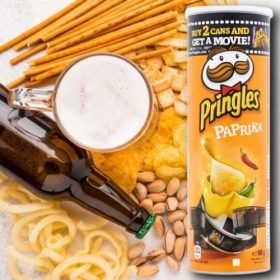 Pringles paprikás ízesítésű snack 165 g