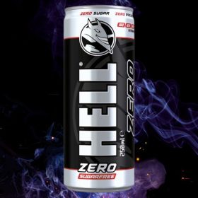   HELL Zero tuttifruttiízű, koffeintartalmú, vitaminozott ital édesítőszerekkel 250 ml